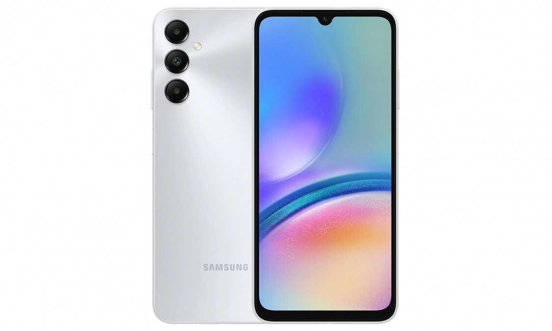 Смартфон Samsung Galaxy A05 спереди и сзади