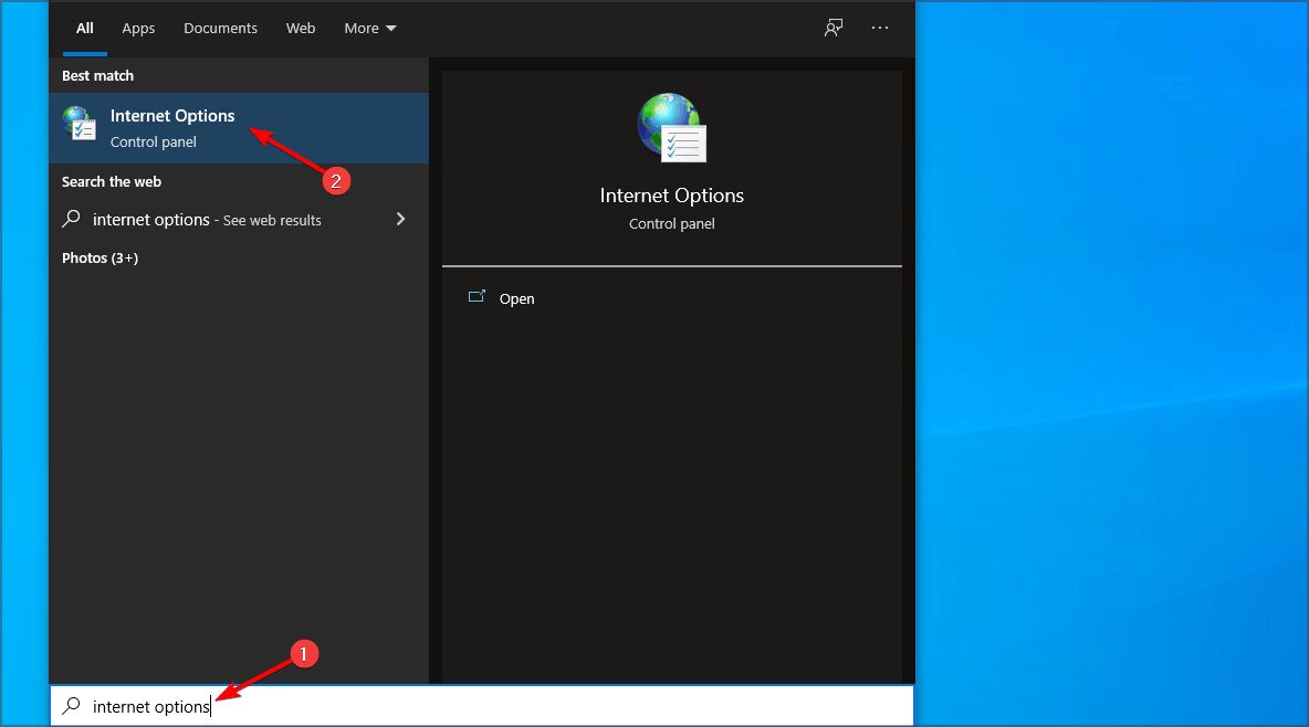 Windows 10: 6 способов очистить кэш и файлы cookie 33 internet options search