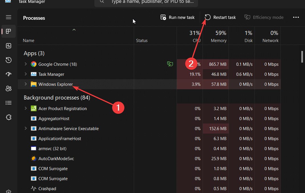 Windows 11: как запланировать часы работы в темном режиме 39 taskmgr lgd0ugggvp