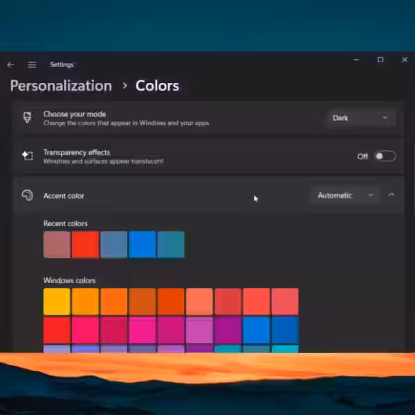 Windows 11: как запланировать часы работы в темном режиме