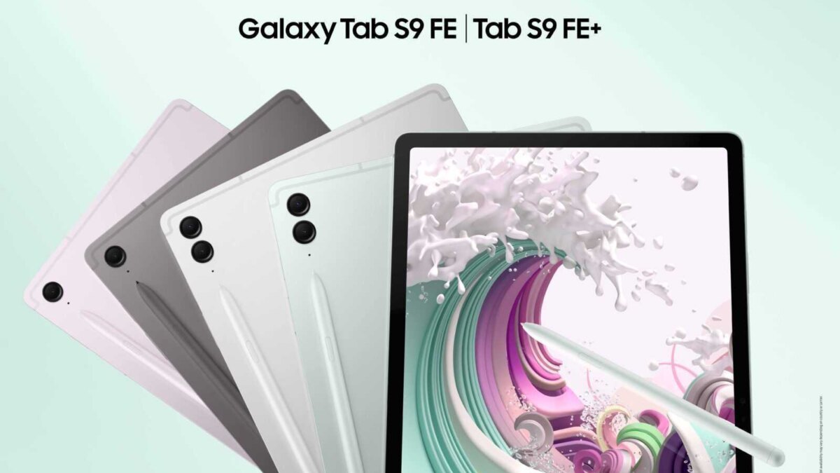 Samsung представил Galaxy S23 FE, Tab S9 FE I Tab S9 FE+ и Galaxy Buds FE 22 002 kv combo galaxy tabs9 fe plus tabs9 fe mint silver gray lavender spen 2p scaled