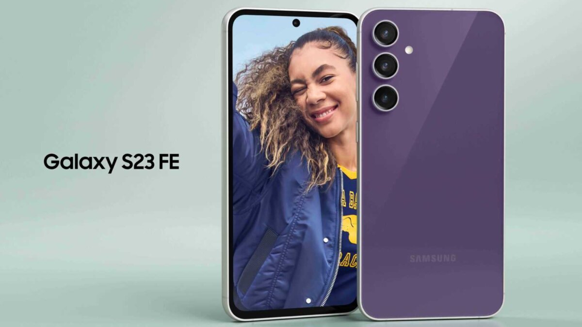 Samsung представил Galaxy S23 FE, Tab S9 FE I Tab S9 FE+ и Galaxy Buds FE 16 008 kv product galaxy s23 fe purple 2p scaled