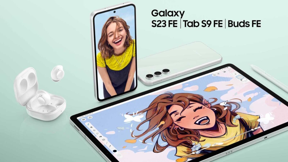 Samsung представил Galaxy S23 FE, Tab S9 FE I Tab S9 FE+ и Galaxy Buds FE 29 010 kv ecosystem galaxy s23 fe tabs9 fe buds fe 2p scaled
