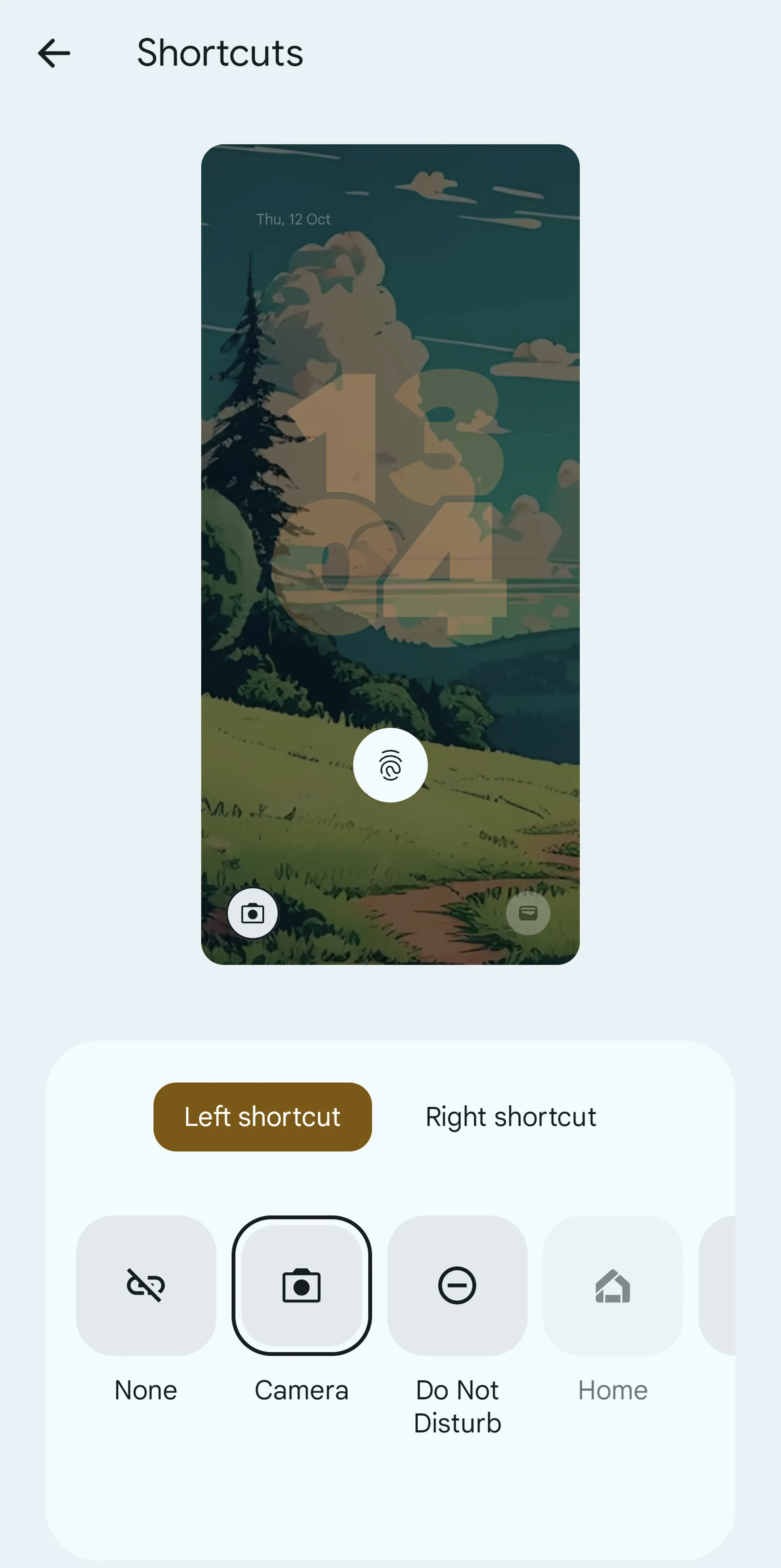 Android 14: как настроить экран блокировки (03 shortcuts)