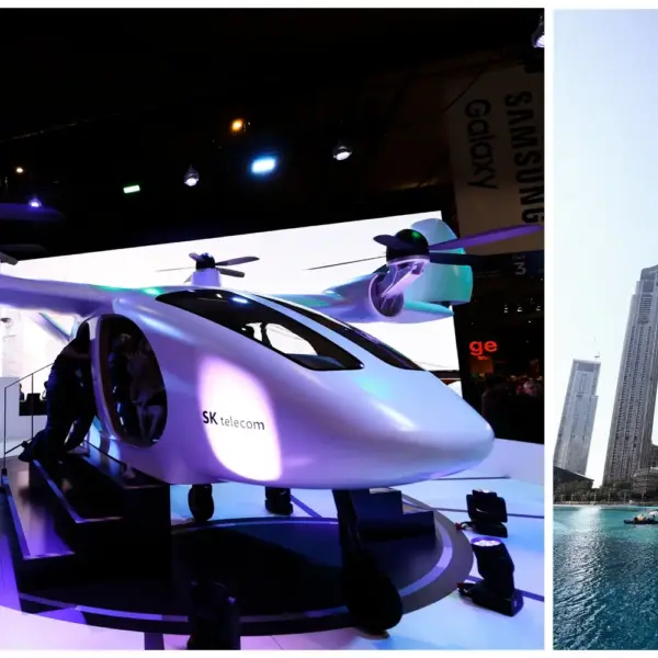 Дубай надеется запустить полноценную службу летающих такси к 2026 году (6518dac15640b20019d794c8)