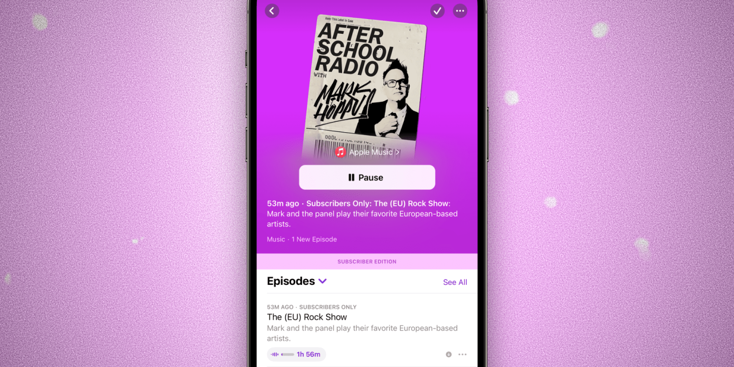 Apple Music добавила функцию подписки на шоу в Apple Music Radio (apple music radio podcasts 2)