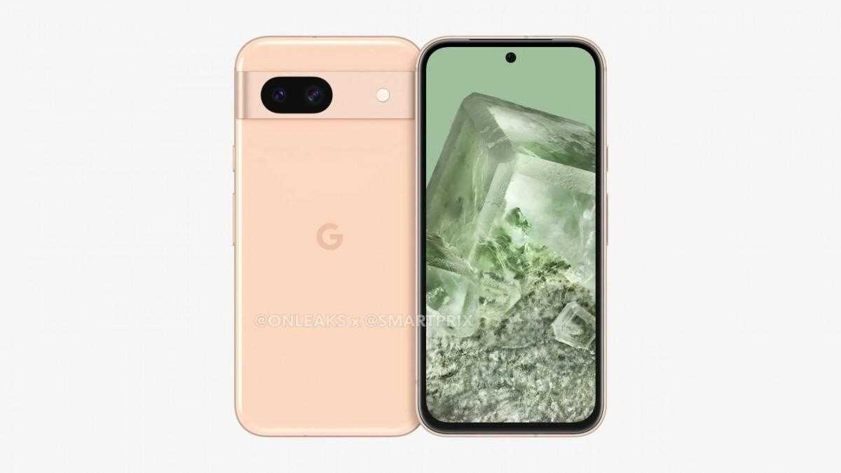 Google Pixel 8a: утечка рендеров 4 Google