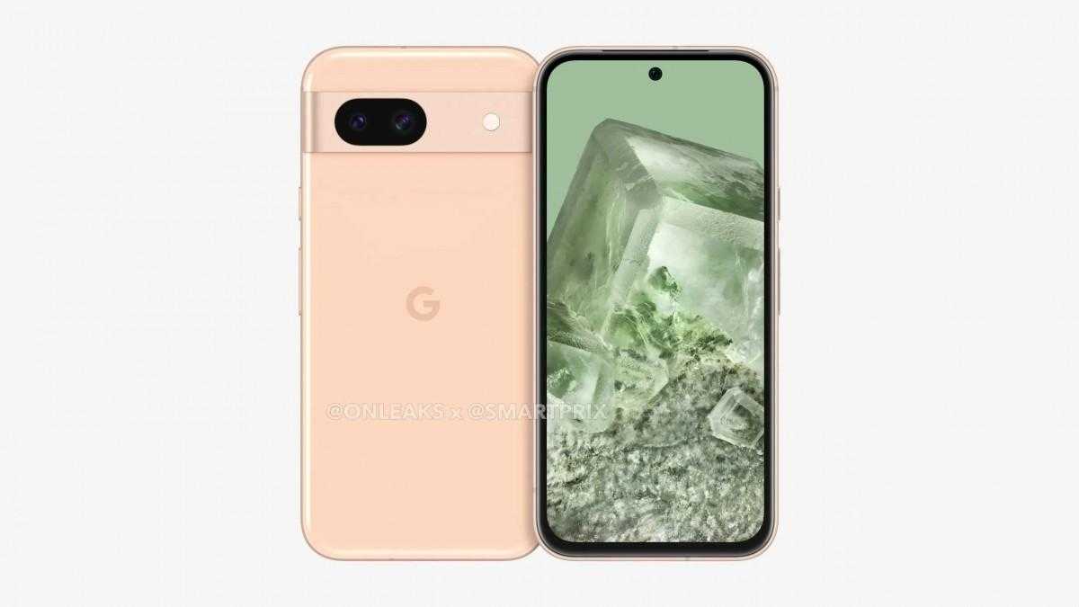 Google Pixel 8a: утечка рендеров