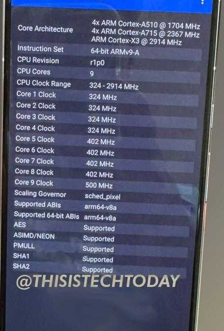 Новая утечка Pixel 8 Pro раскрыла подробности о чипе Tensor G3 7 gsmarena 003 25