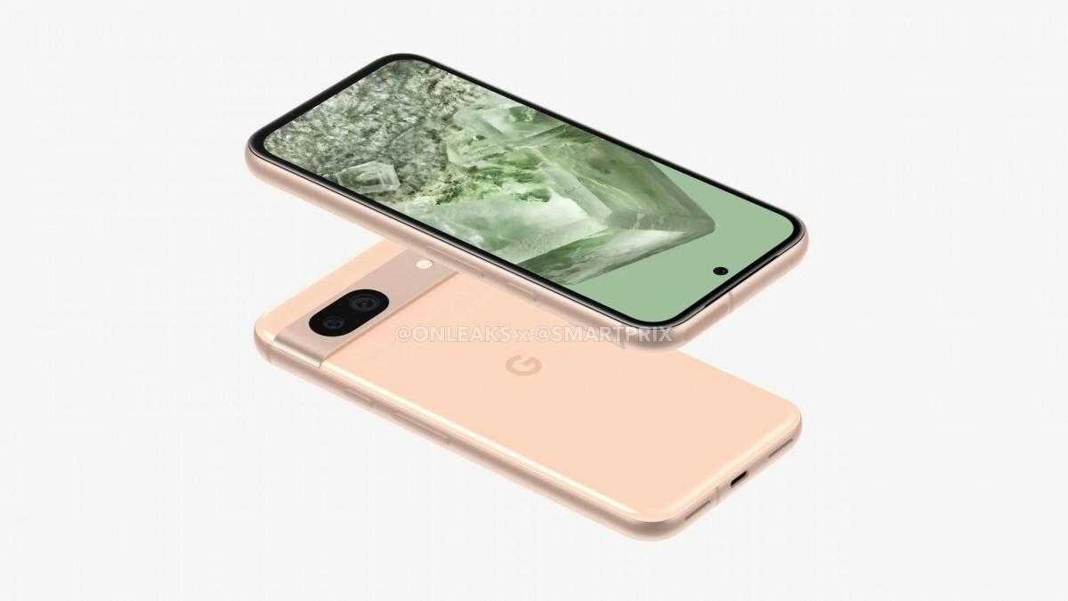 Google Pixel 8a: утечка рендеров 6 Google