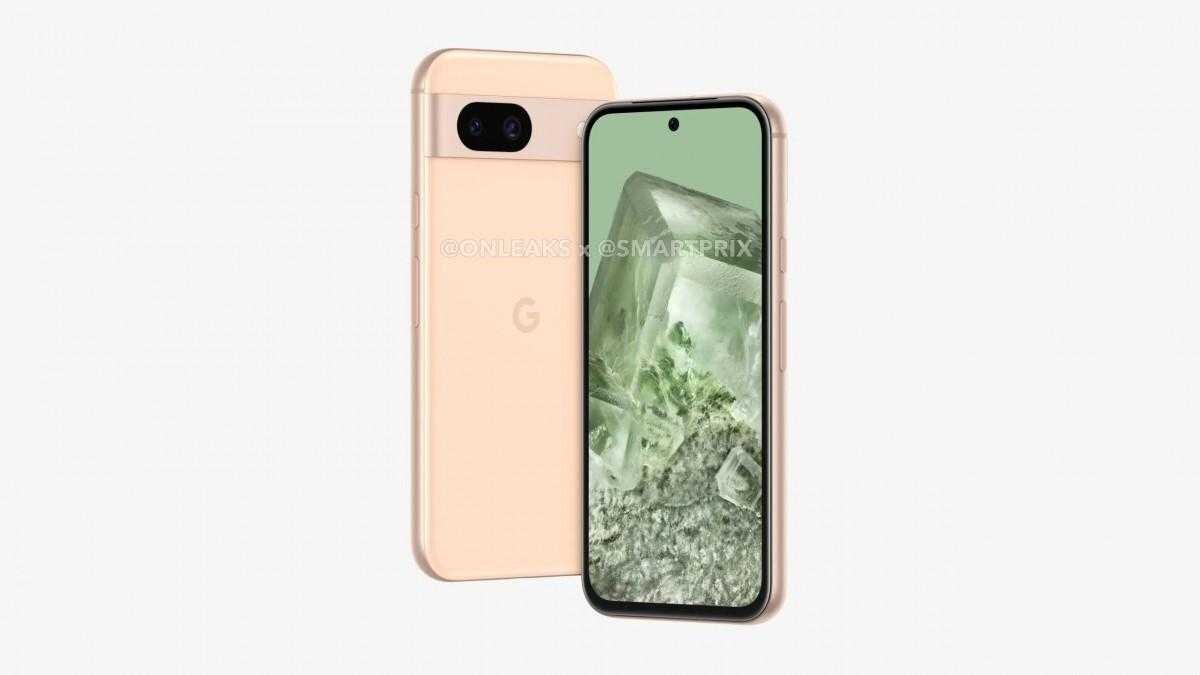 Google Pixel 8a: утечка рендеров 7 Google