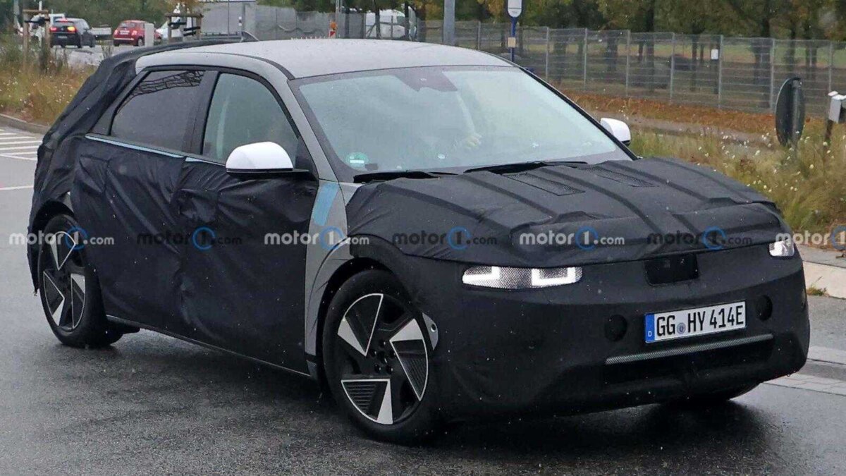 Утечка фотографий Hyundai Ioniq 5 раскрывает дизайн EV 5 new hyundai ioniq 5 spy shots