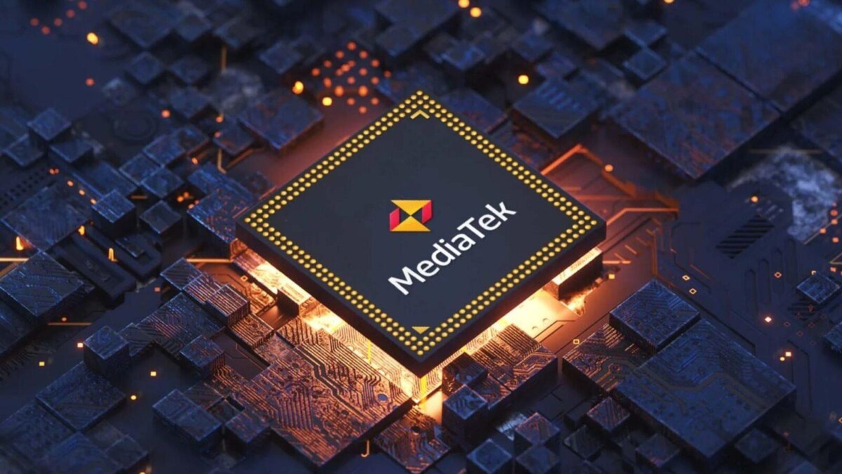 ЦПУ Dimensity 9300 на пастельной плате с микросхемами