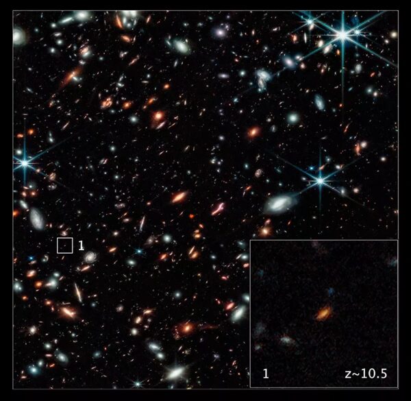 «Джеймс Уэбб» обнаружил две новые далекие галактики 4 756687580330251