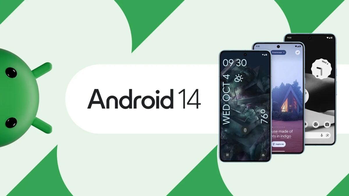 Экран смартфона Samsung Galaxy с интерфейсом Android 14
