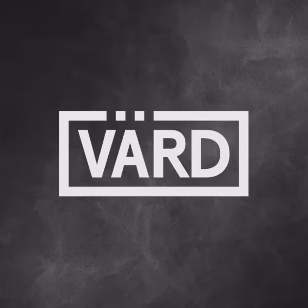 Логотип VARD на темном фоне перед сушильной машиной VTH41