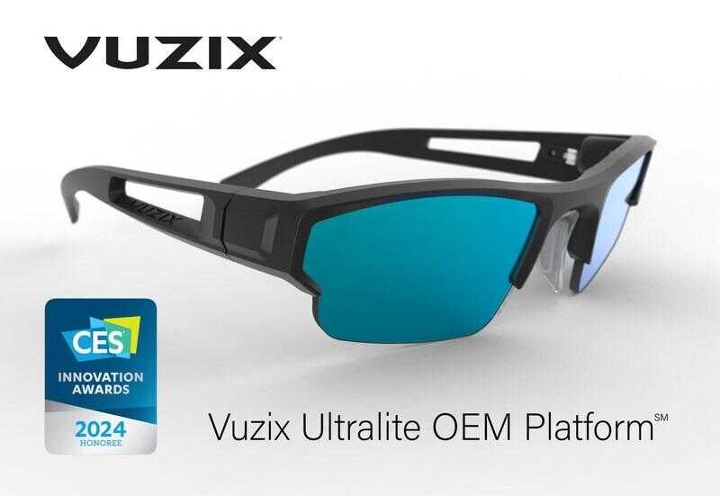 Умные очки Vuzix Ultralite OEM платформа с синей линзой