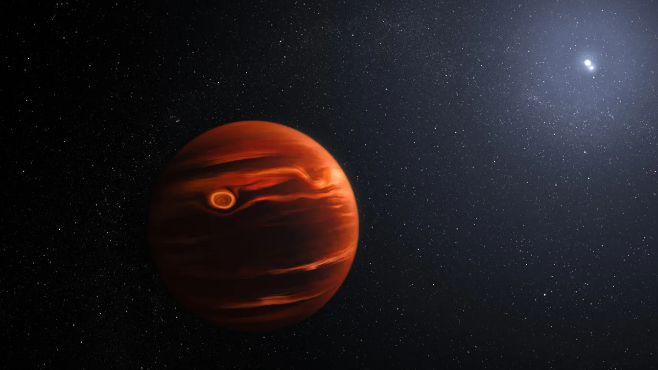 «Джеймс Вебб» обнаружил на экзопланете песчаные облака (f0b14c76b21f)