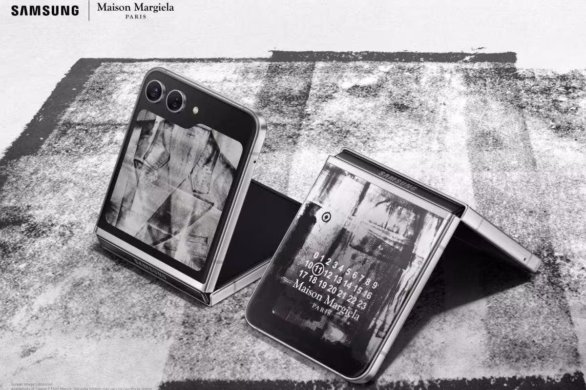 Samsung и Maison Margiela показали лимитированный Galaxy Z Flip5 4 Samsung Galaxy Z Flip5 Maison Margiela Edition