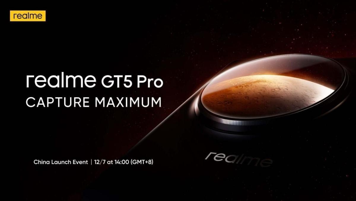 Realme выпустит GT5 Pro 7 декабря 2 Realme