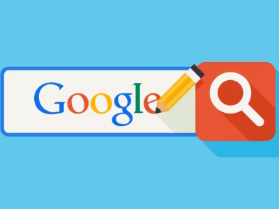 Иконка Google Поиска с карандашом редактирования ярлыков в интерфейсе обновлённого оформления