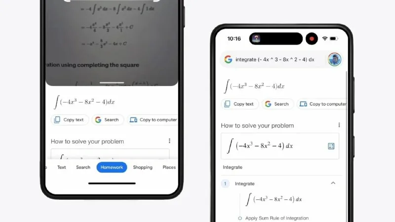 Google теперь выдает пошаговые решения для уравнений (i)