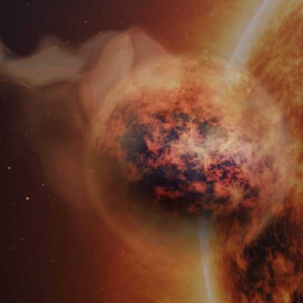 «Джеймс Вебб» обнаружил на экзопланете песчаные облака (image 2 scaled 1)