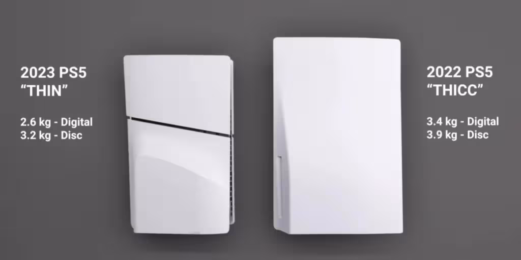 PS5 Slim не такая уж и компактная, как предполагалось