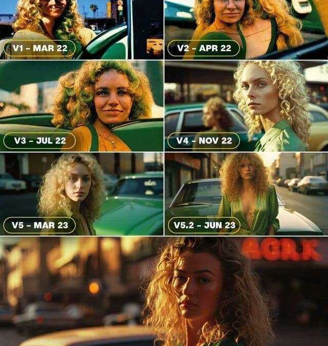 Эволюция Midjourney