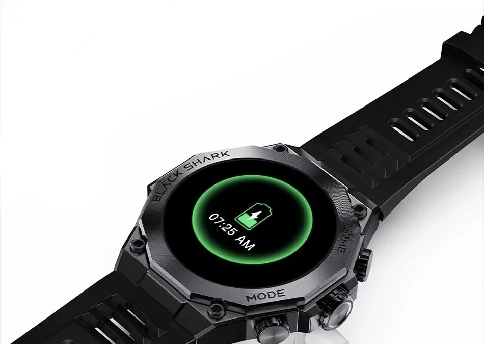 Умные часы Black Shark S1 Pro с зарядкой и дисплеем