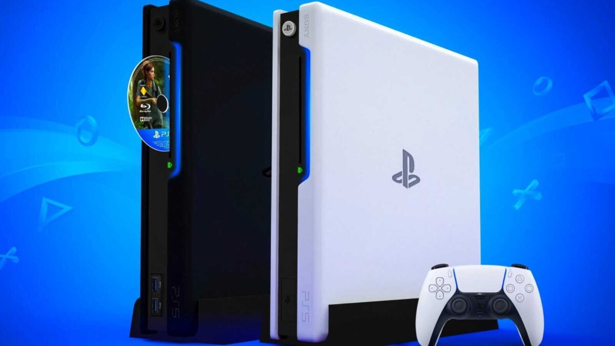 Игровая консоль PlayStation 5 Pro с двумя корпусами и контроллером