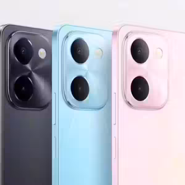 Три цветных смартфона Vivo Y100i с двойной камерой сзади