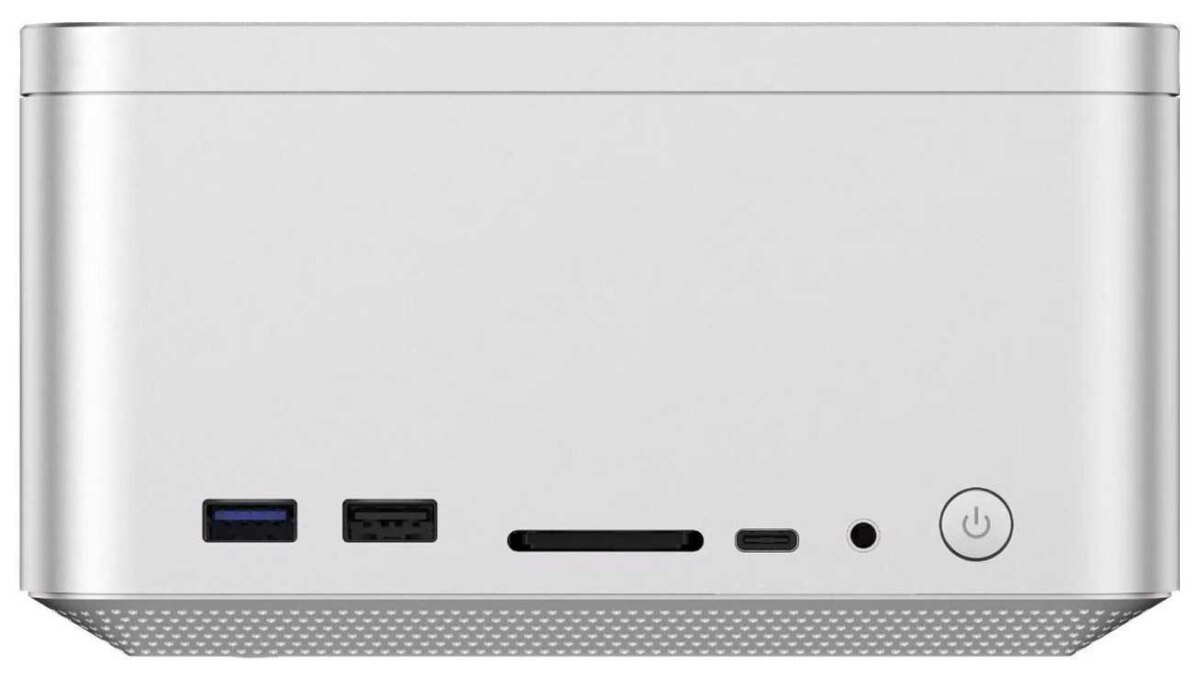 Передняя панель мини-ПК FEVM FN60G с USB и слотом для карт