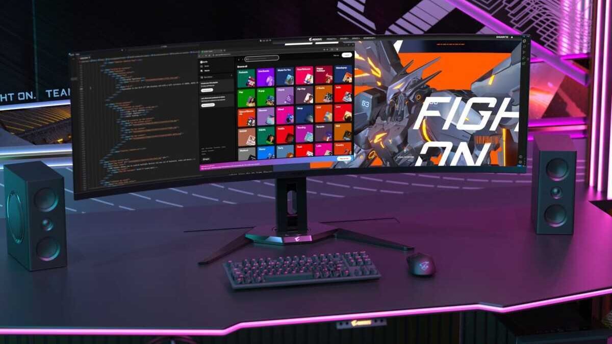 Gigabyte AORUS CO49DQ: 49-дюймовый игровой OLED-монитор 3 scale 1200 5