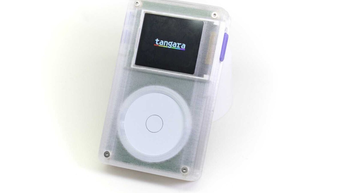 Показан аудиоплеер Tangara — «реинкарнация» iPod Classic 5 tangara transparent screenon vert crop jpg md