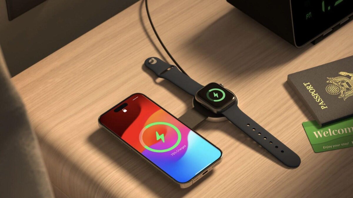 ButterFly: беспроводная зарядка для iPhone и Apple Watch 3 twelve south butterfly