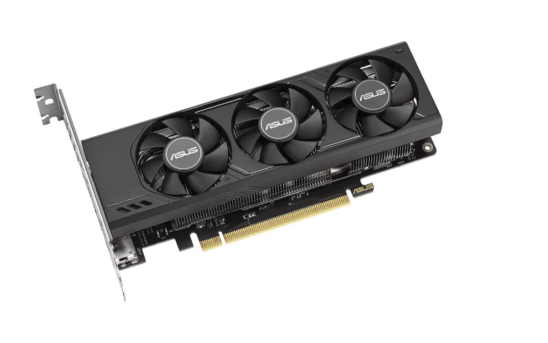 Видеокарта ASUS GeForce RTX 4060 с трёхвентиляторной системой охлаждения