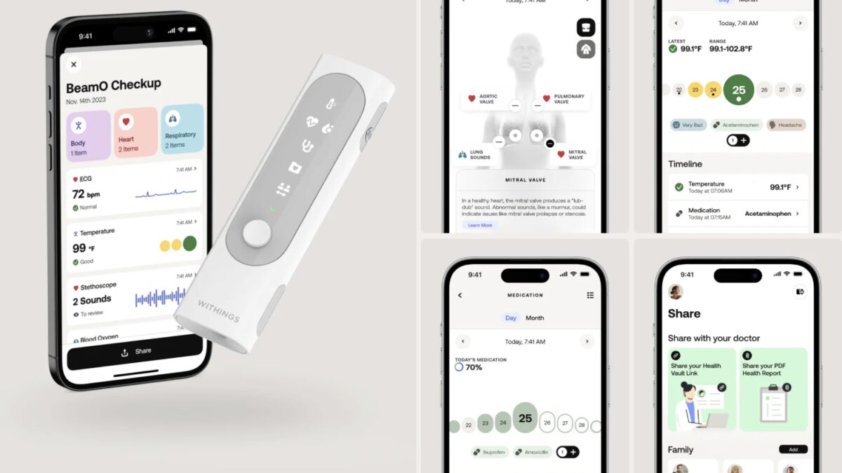 CES 2024: Withings показал уникальный медицинский продукт – BeamO 11