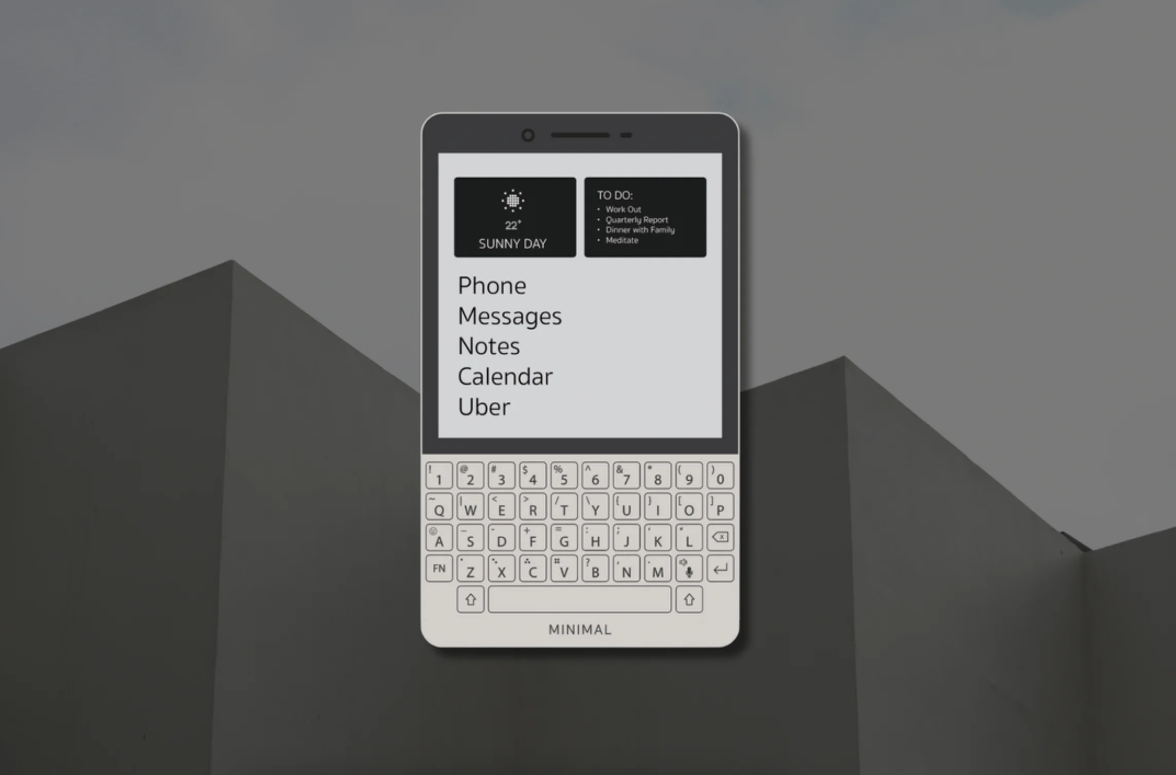 Представлен Minimal Phone, напоминающий смартфоны BlackBerry