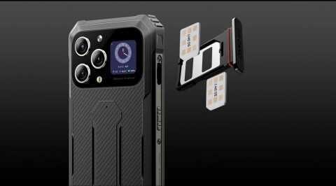 Защищенный смартфон Blackview BL8000 с двумя дисплеями и камерами