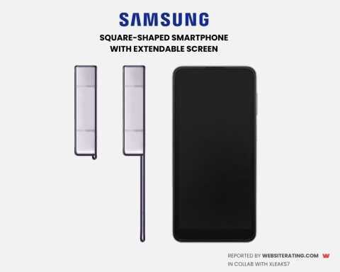 Смартфон Samsung с выдвижным экраном показали на рендерах 4