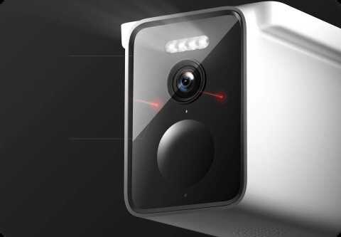 Устройства видеонаблюдения Xiaomi Solar Outdoor Camera BW400 Pro крупный план камеры сверху