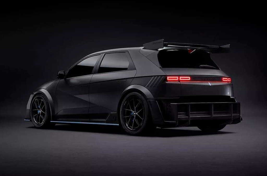Hyundai показал концепт тюнингованного электрокара NPX1 Concept 3 foto ionic 5 n