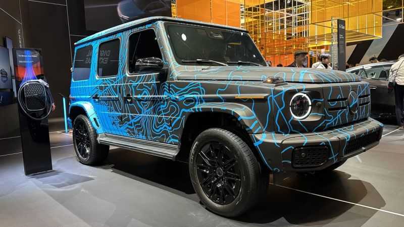 CES 2024: Mercedes-Benz показал прототип электрического Geländewagen | Изображение 2 CES 2024: Mercedes-Benz показал прототип электрического Geländewagen (g wagen 01)