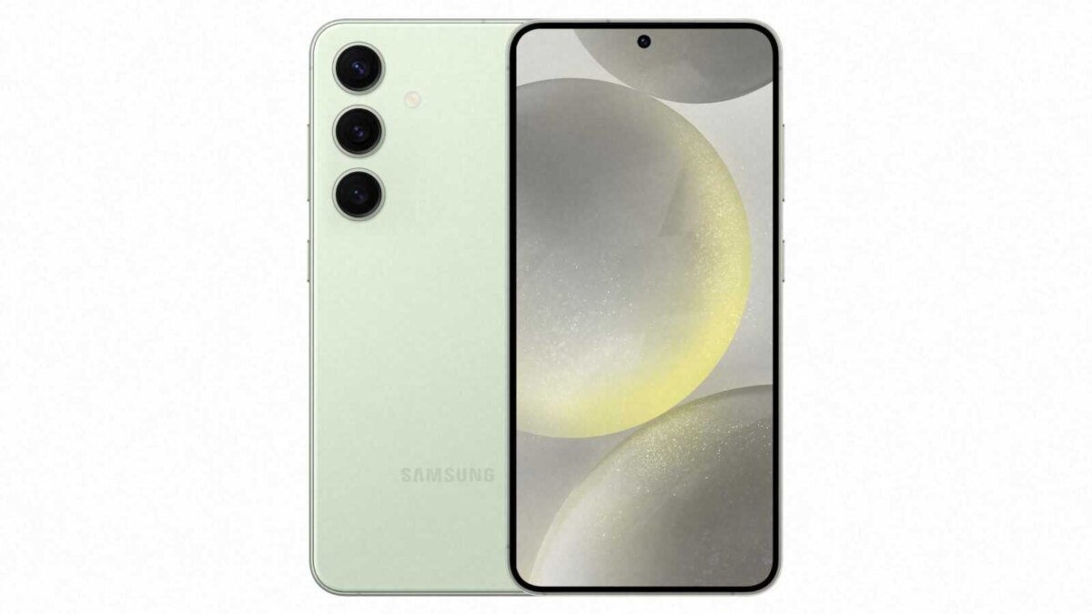 Смартфон Samsung Galaxy S24 передний и задний план