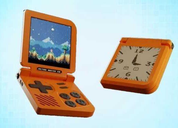 Retro Watch - миниатюрная игровая консоль в виде умных часов (retro gaming watch 2 311223 768x432 1)