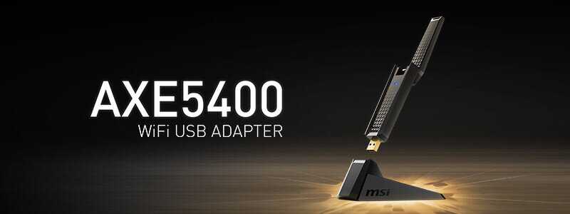 MSI выпустил компактный трехдиапазонный USB-адаптер Wi-Fi 6E – AXE5400 (scale 1200 12 1)