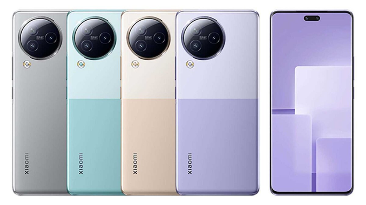 Многоцветные смартфоны Xiaomi Civi 4 с крупными камерами сзади
