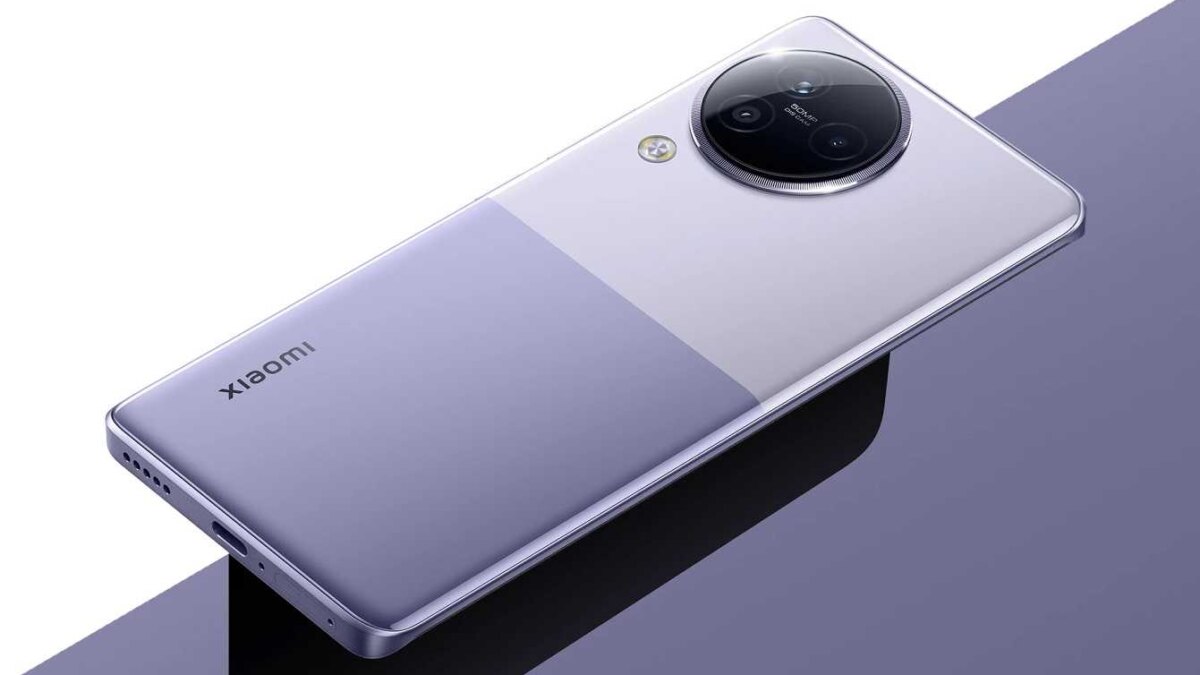 Задняя панель Xiaomi Civi 4 с крупной камерой