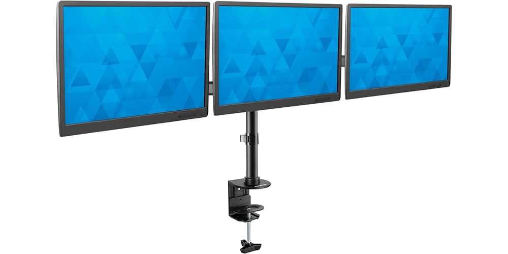 Топ 6 лучших кронштейнов для мониторов 12 mount it triple monitor mount